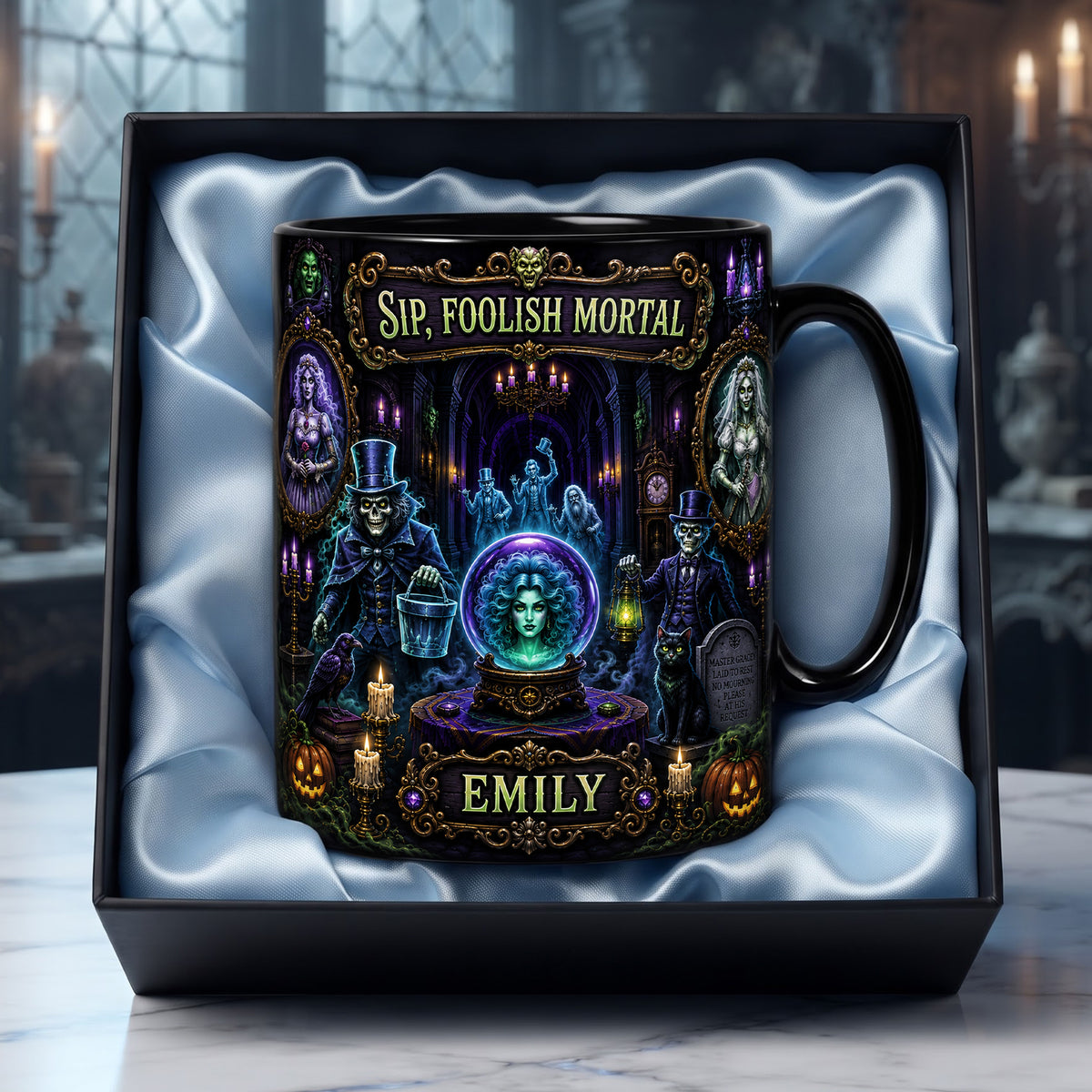 Dark Gothic Magic Coffee Mug - Personalized Gifts For Halloween 05halu070926-Homacus