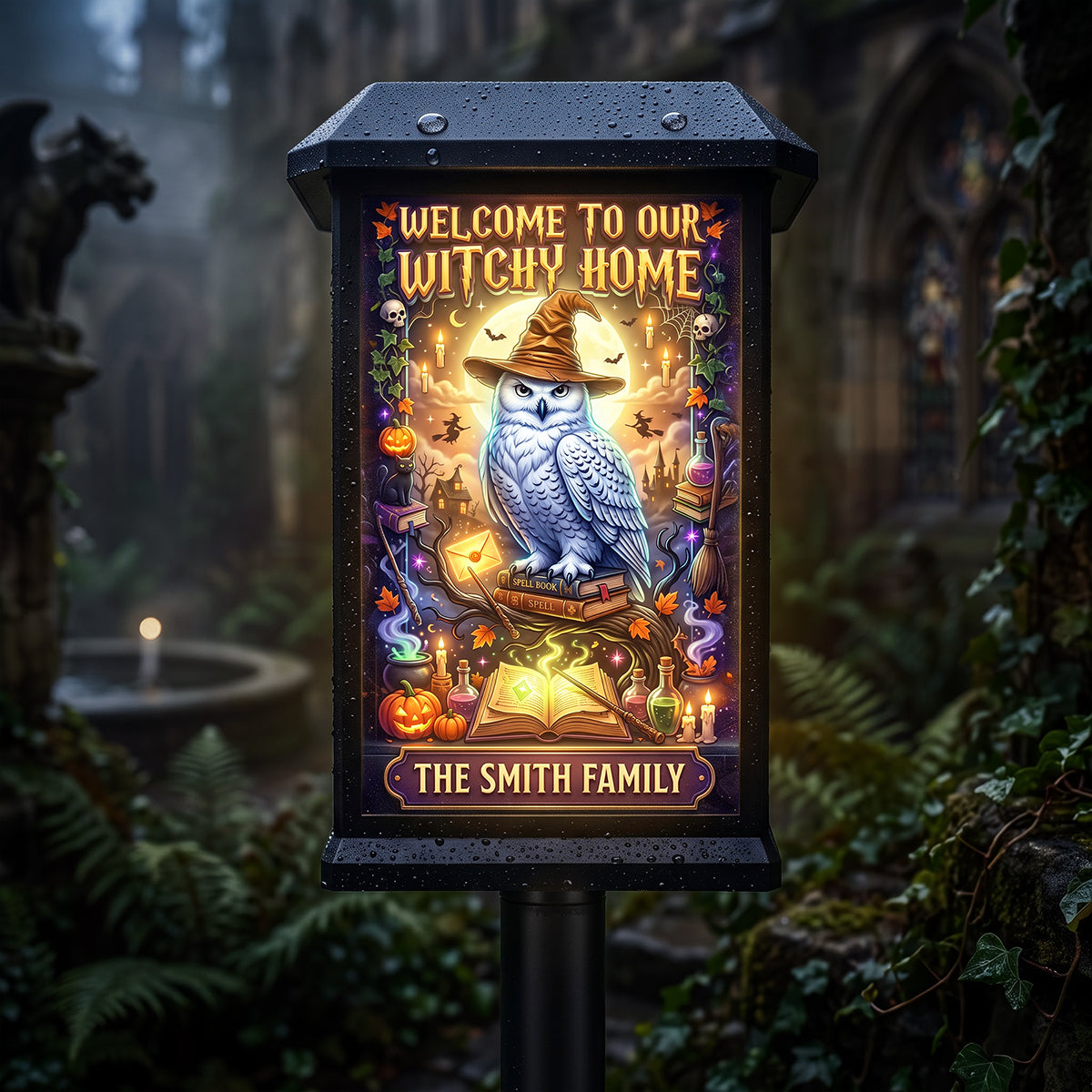 Magical Owl Solar Garden Lamp - Personalized Family Gifts 03tyta190826-Homacus