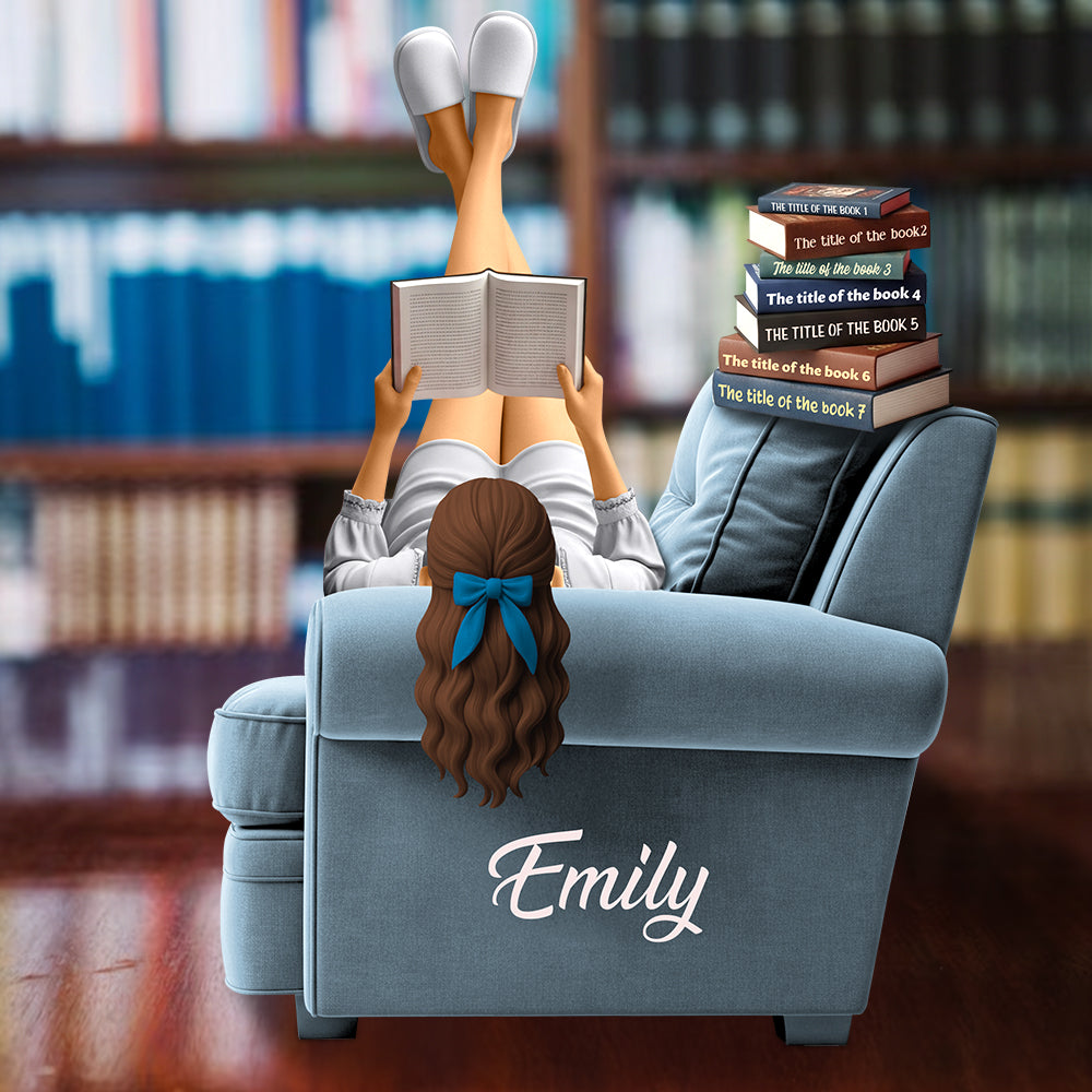 Chill Girl Book Lover Acrylic Plaque Personalized Gifts For Book Lovers 02OHDT300525-Homacus
