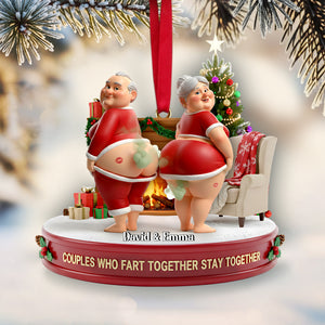 Funny Old Couple Ornament Personalzied Christmas Gifts 04OHLU211125-Homacus