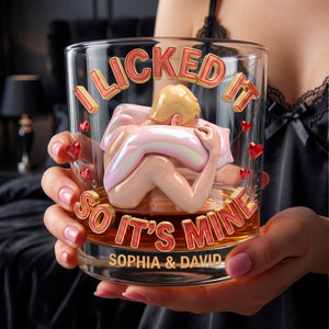 Naughty Couple Round Glass - Personalized Gifts For Couple 01ohlu290626