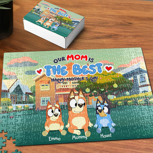 Personalized Gifts For Mom Jigsaw Puzzle, Our Mom Is The Best 02OHLU180325-Homacus