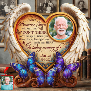 Miss The Angel In Heaven Acrylic Plaque - Custom Photo To Remember Loved One 01huqn220126-Homacus