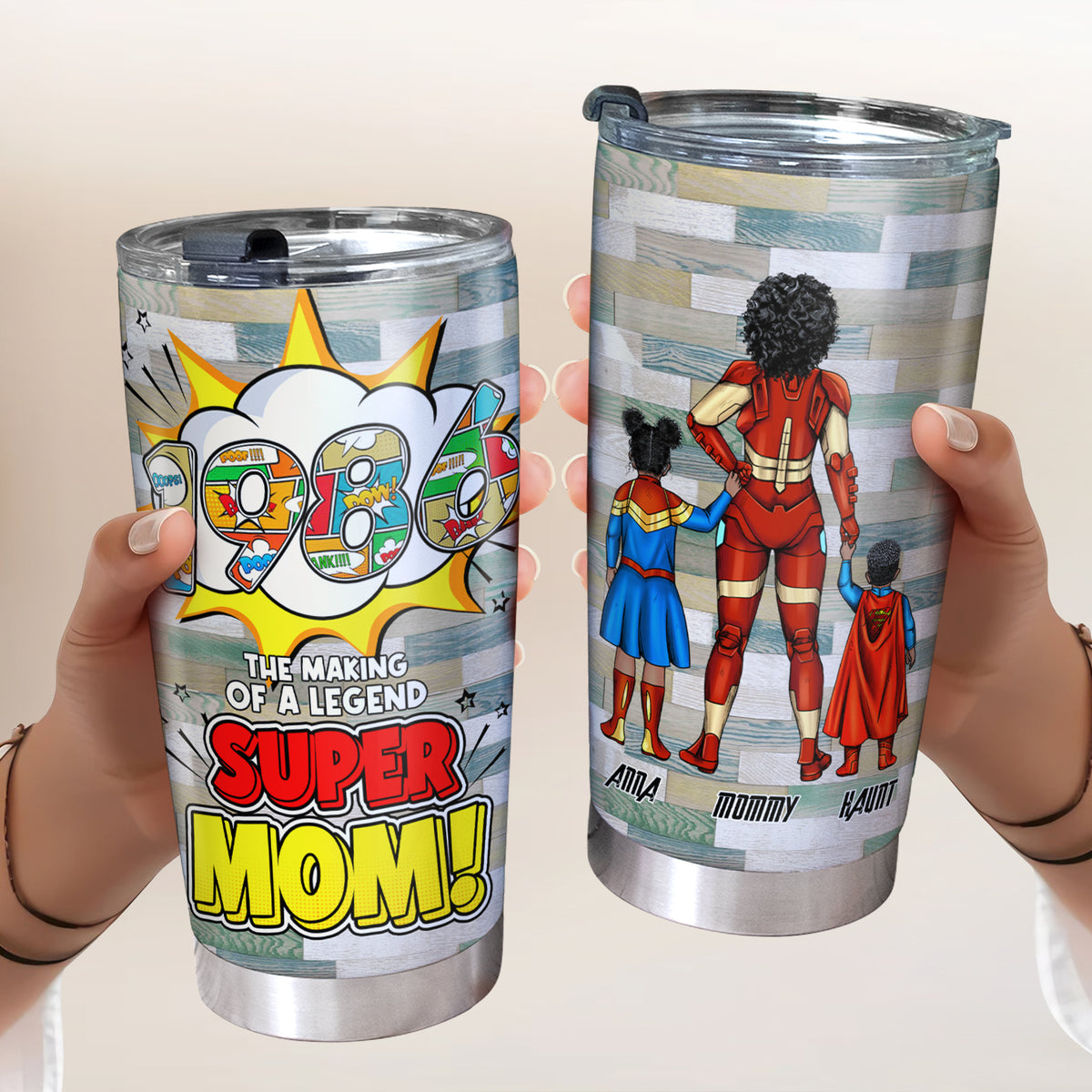 Personalized Gifts For Mom Tumbler Super Mom 03ohlu050325pa-Homacus