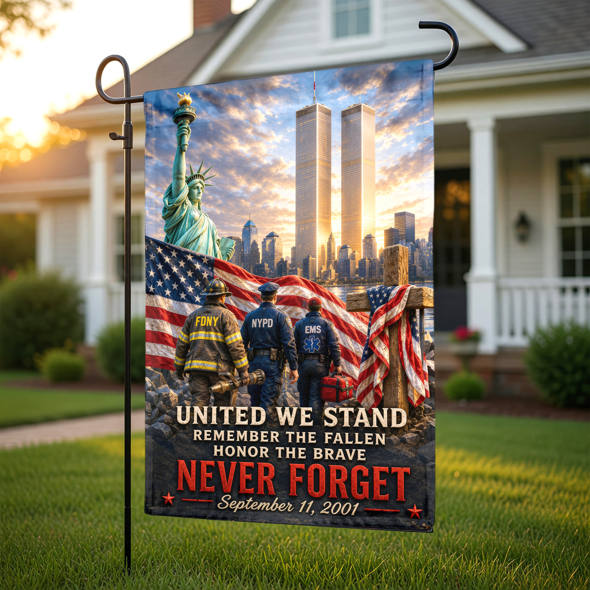 Patriotic Memorial Garden Flag - Memorial Gift 02PAQN280726-Homacus