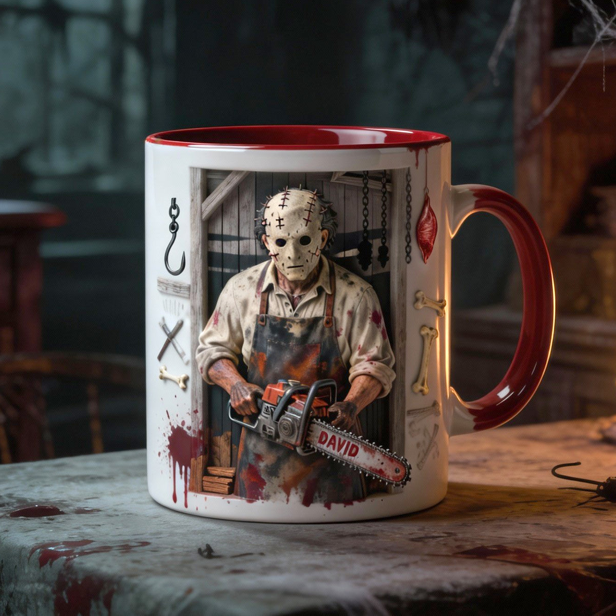 Creepy Villain Accent Mug - Personalized Gifts 02natn130126-Homacus