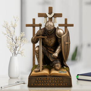 Knight Of Faith Acrylic Plaque – Personalized Christian Christmas Gifts 03HULU130525-Homacus