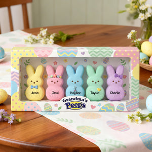 Easter Day Bunny Acrylic Plaque - Personalized Gifts For Grandma Plaque 01NALU290126-Homacus