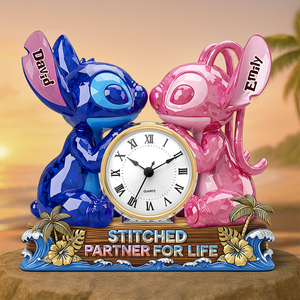 Partner For Life Desk Clock Plaque - Personalized Gifts For Couple 02ohpu060625-Homacus