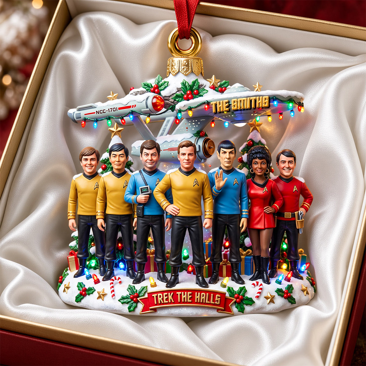 Cosmic Crew Christmas Ornament - Personalized Gifts For Film Lovers 04NADH230926