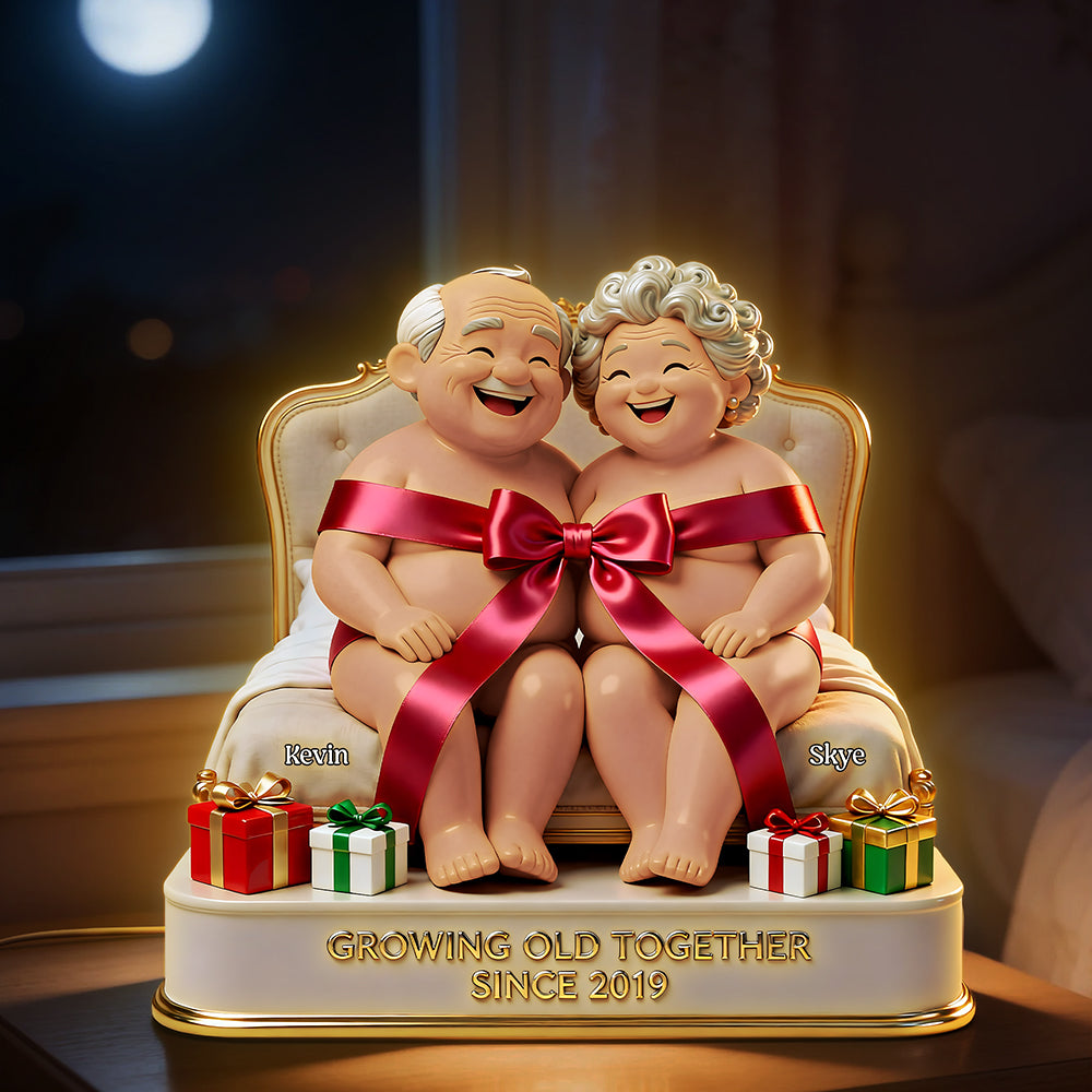 Naughty Old Couple Acrylic Light Box - Personalized Gifts For Couple 01ohta161225-Homacus