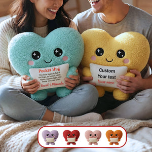 Valentine Couple Heart Shape Pillow - Personalized Gifts For Couple 02hymg241125-Homacus