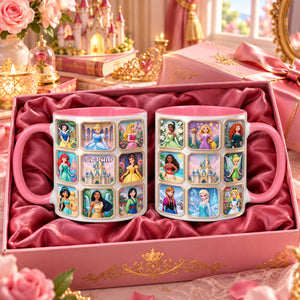 Princess Squad Christmas Coffee Accent Mug - Personalized Gifts For Kids 04NALU151026-Homacus