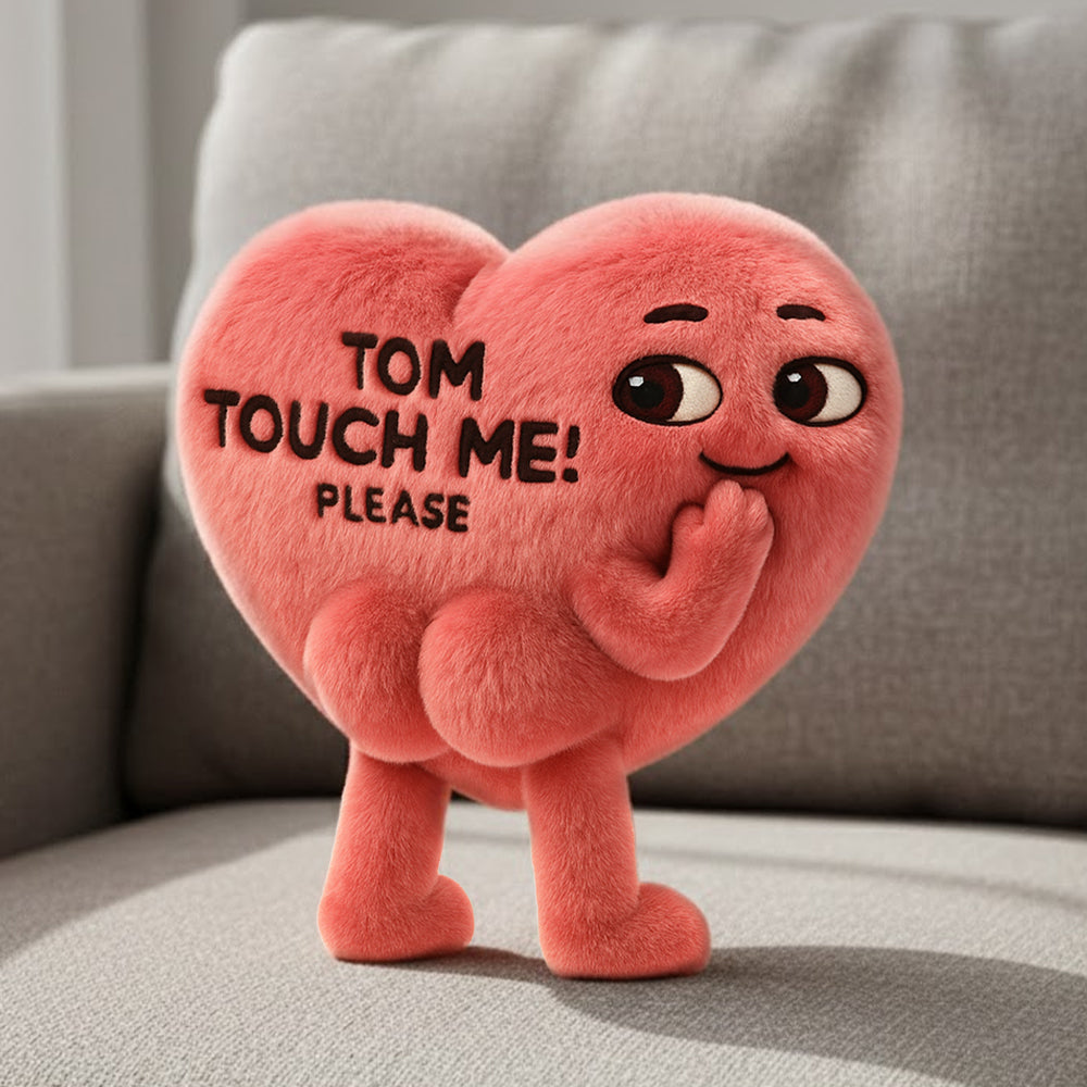 Funny Heart Custom Shape Pillow - Personalized Gifts For Couples 03natn291125-Homacus