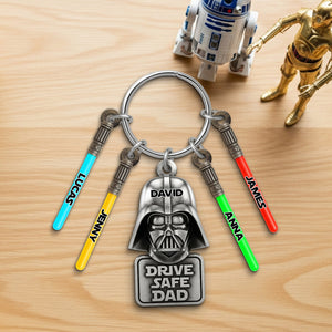 Drive Safe Dad Acrylic Tag Keychain - Personalized Gifts For Dad 01natn290525-Homacus