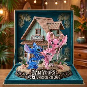 Funny Aliens Couple Acrylic Plaque - Personalized Gifts For Couples 04TYDH030626-Homacus