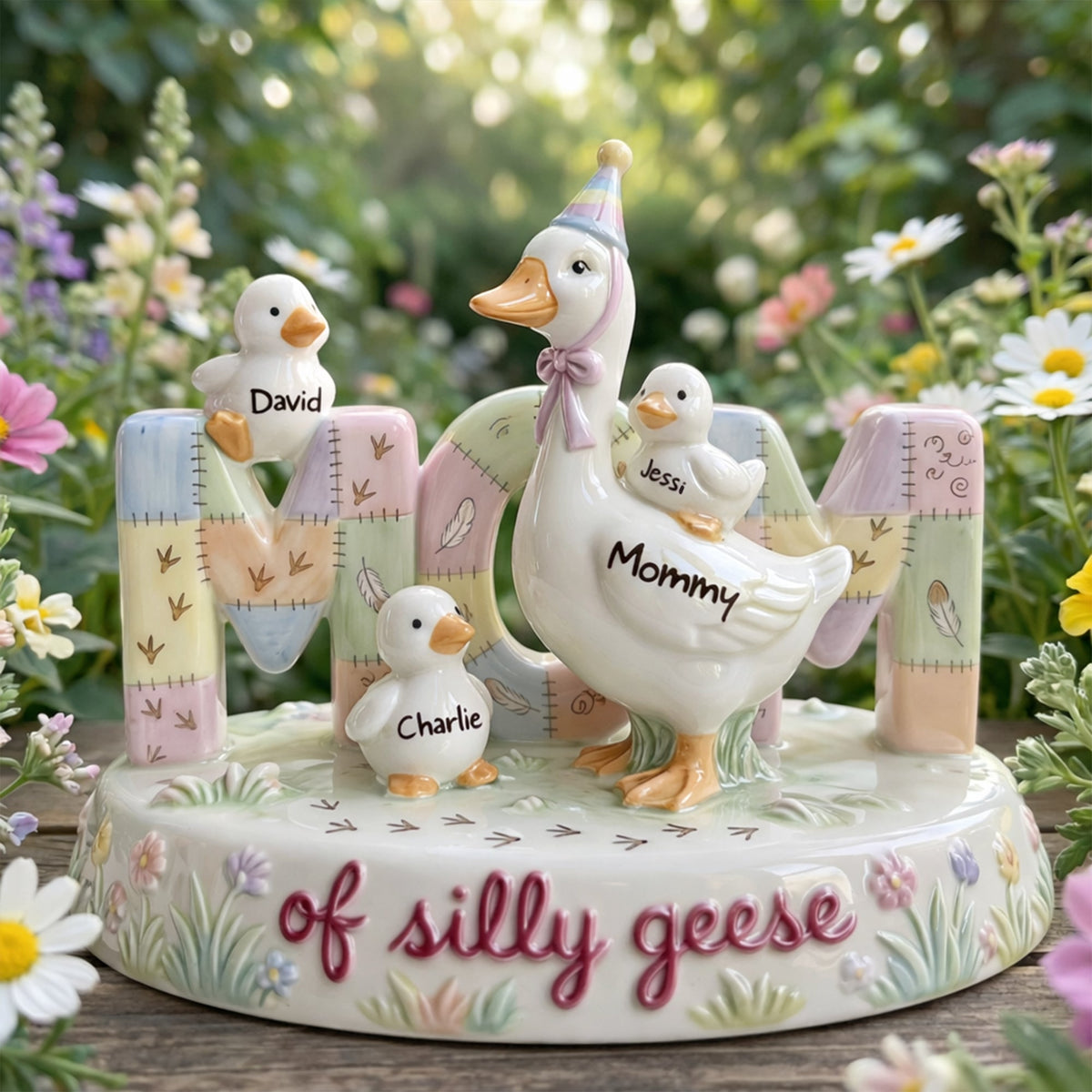 Mom Of Silly Goose Acrylic Plaque - Personalized Gifts For Moms 04qhlu270226-Homacus