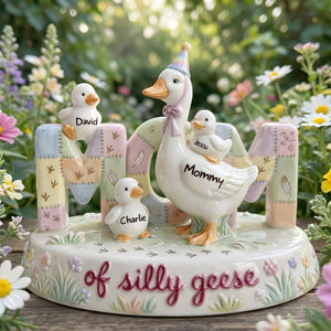 Mom Of Silly Goose Acrylic Plaque - Personalized Gifts For Moms 04qhlu270226-Homacus