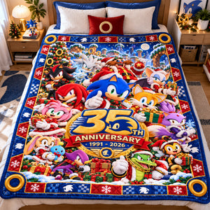 35th Anniversary Blanket - Personalized Gifts 01ttlu081026-Homacus
