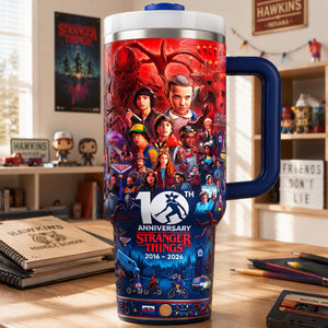 Fantastical World Colorful 40oz Tumbler With Handle - Personalized Gifts 02nalu200726-Homacus