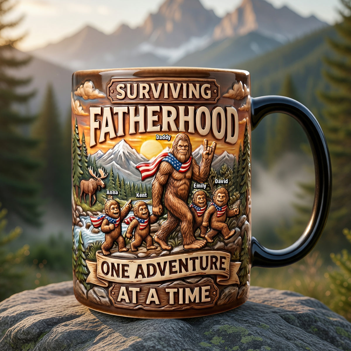 Surviving Fatherhood Magic Coffee Mug - Personalized Gifts For Dad 04paqn150526-Homacus