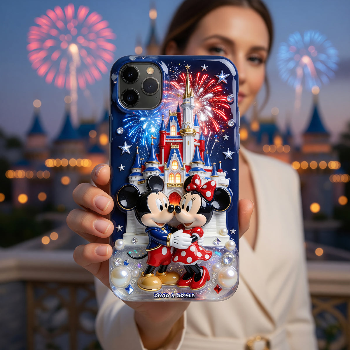 250th Anniversary Couple Phone Case - Personalized Gifts For Patriotic Couple Phone Case 01PGQN200526-Homacus