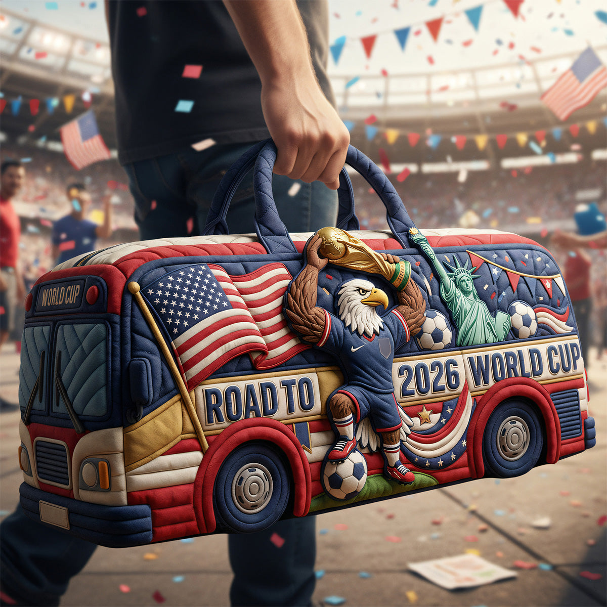 Sport Tournament Travel Bag – Personalized Gift For Fans Duffel Bag 02PATA240226-Homacus