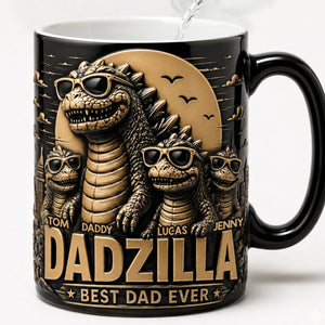 Giant Creature Dad Retro Magic Mug - Personalized Gifts For Dads 03nadt200526-Homacus