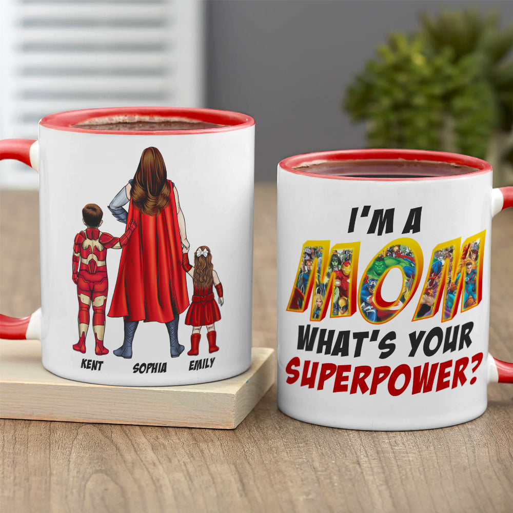 Superhero Mom DR-WHM-03dnqn180323tm Personalized Coffee Mug-Homacus