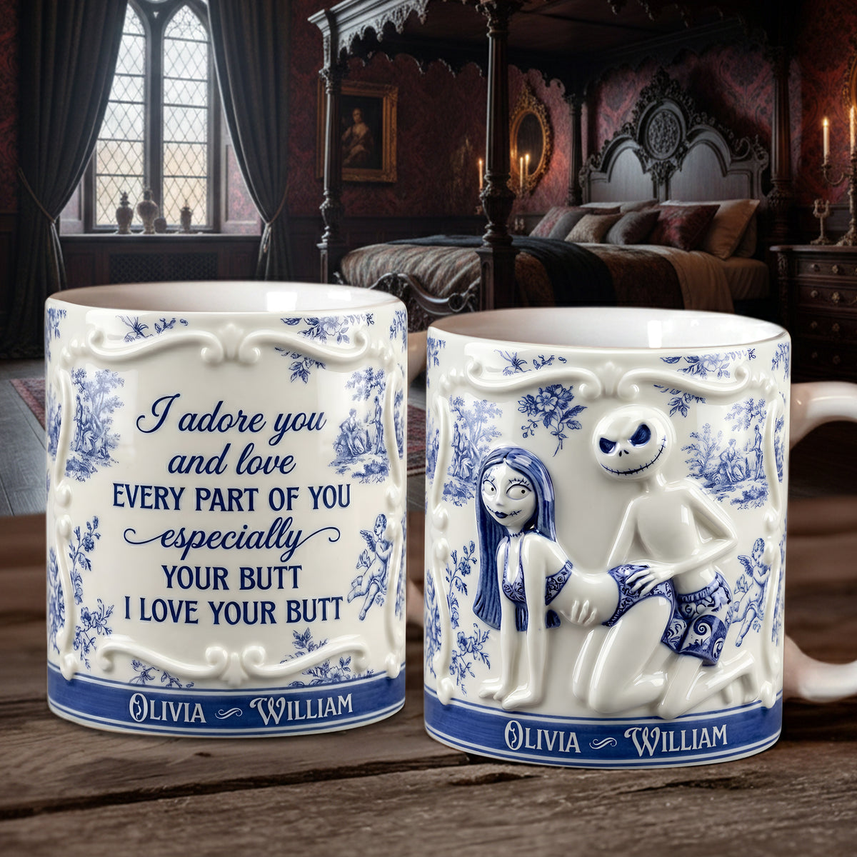 I Adore You Coffee Mug - Personalized Gifts For Couple 03tglu051225-Homacus