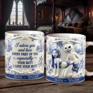 I Adore You Coffee Mug - Personalized Gifts For Couple 03tglu051225-Homacus