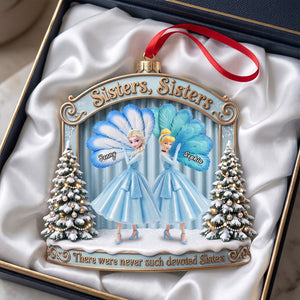 Sisters Christmas Ornament - Personalized Gifts For Christmas 02natn161026-Homacus