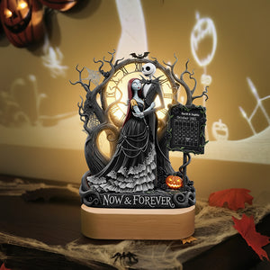 Now & Forever Halloween Led Light - Personalized Gifts For Couple 01QHDT290825-Homacus