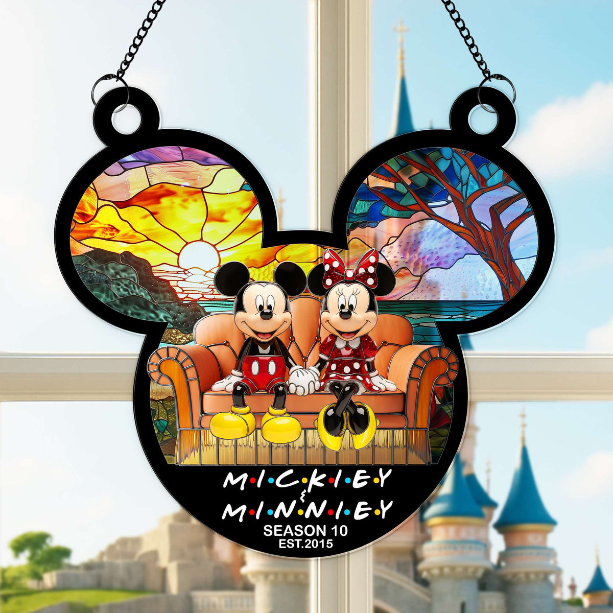 Cheeky Couple Suncatcher - Personalized Anniversary Gifts For Couple 04OHLU140625-Homacus