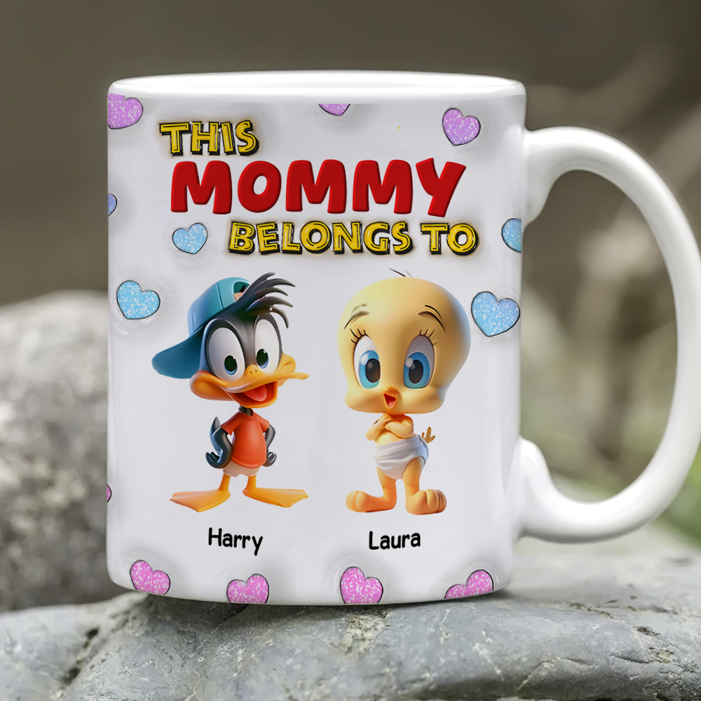 Personalized Gifts For Mom Coffee Mug 02kapu260225 This Mom Belongs To-Homacus