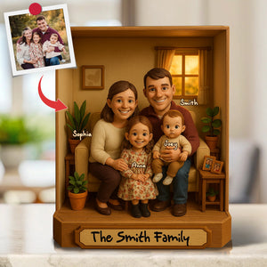 Personalized Custom Photo Gifts For Family Acrylic Plaque 02XQLU100425-Homacus