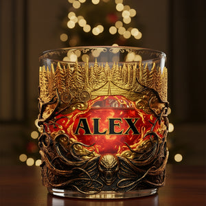 Personalized Gifts For Fantasy Series Lovers Round Glass 03natn281025-Homacus