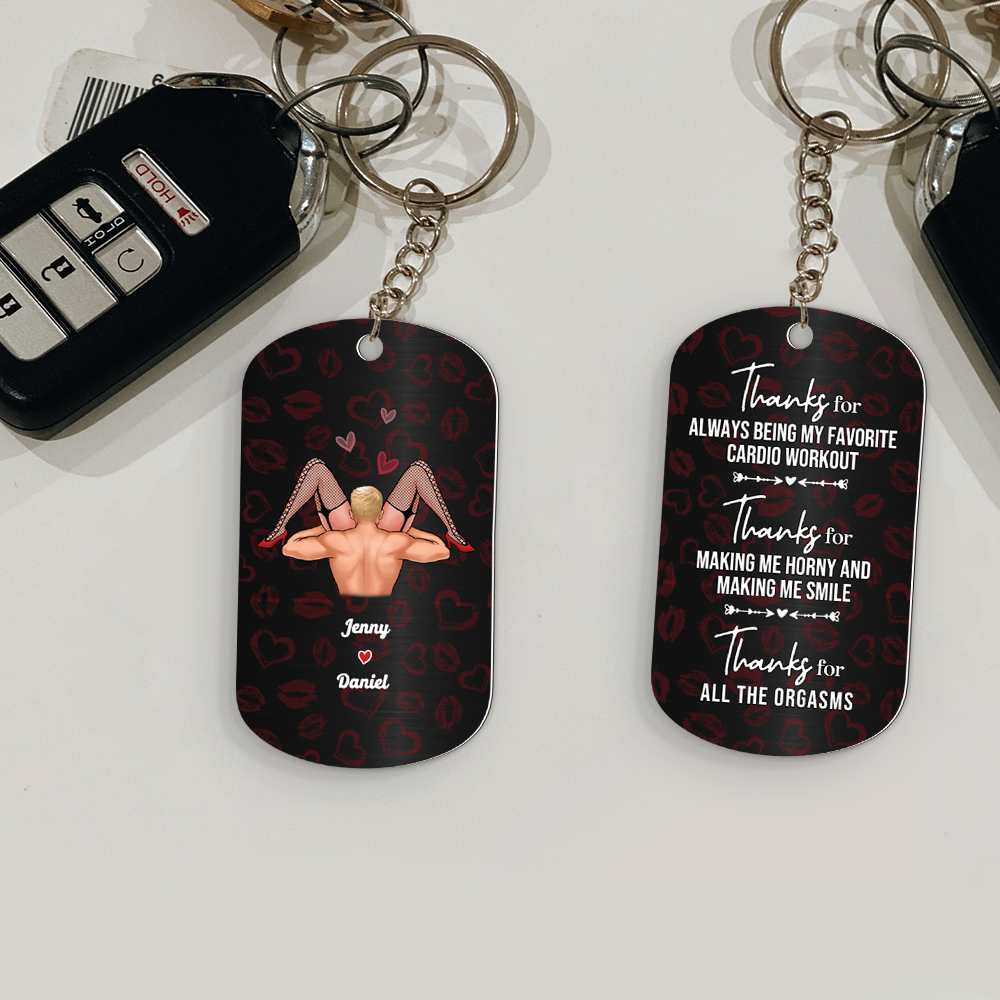 Personalized Gifts For Naughty Couple Keychain 01ohpu050425-Homacus