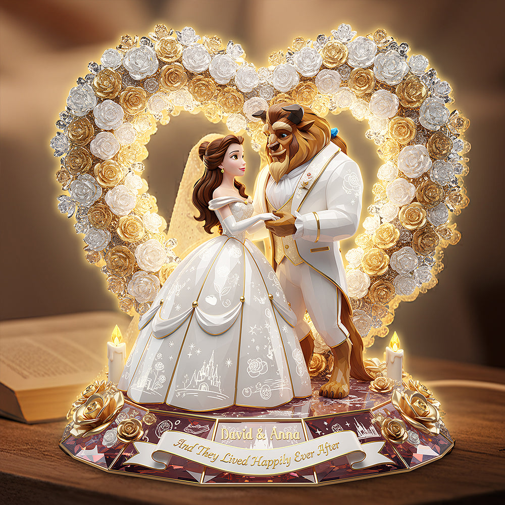 Romantic Wedding Fairy Tales Light Box Personalized Gifts For Couple 02PADT281125-Homacus
