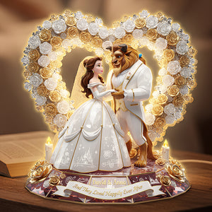 Romantic Wedding Fairy Tales Light Box Personalized Gifts For Couple 02PADT281125-Homacus