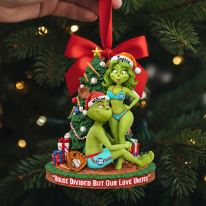 Baseball Couple Ornament - Personalized Gifts For Funny Couple Christmas Ornament 02HULU081025-Homacus