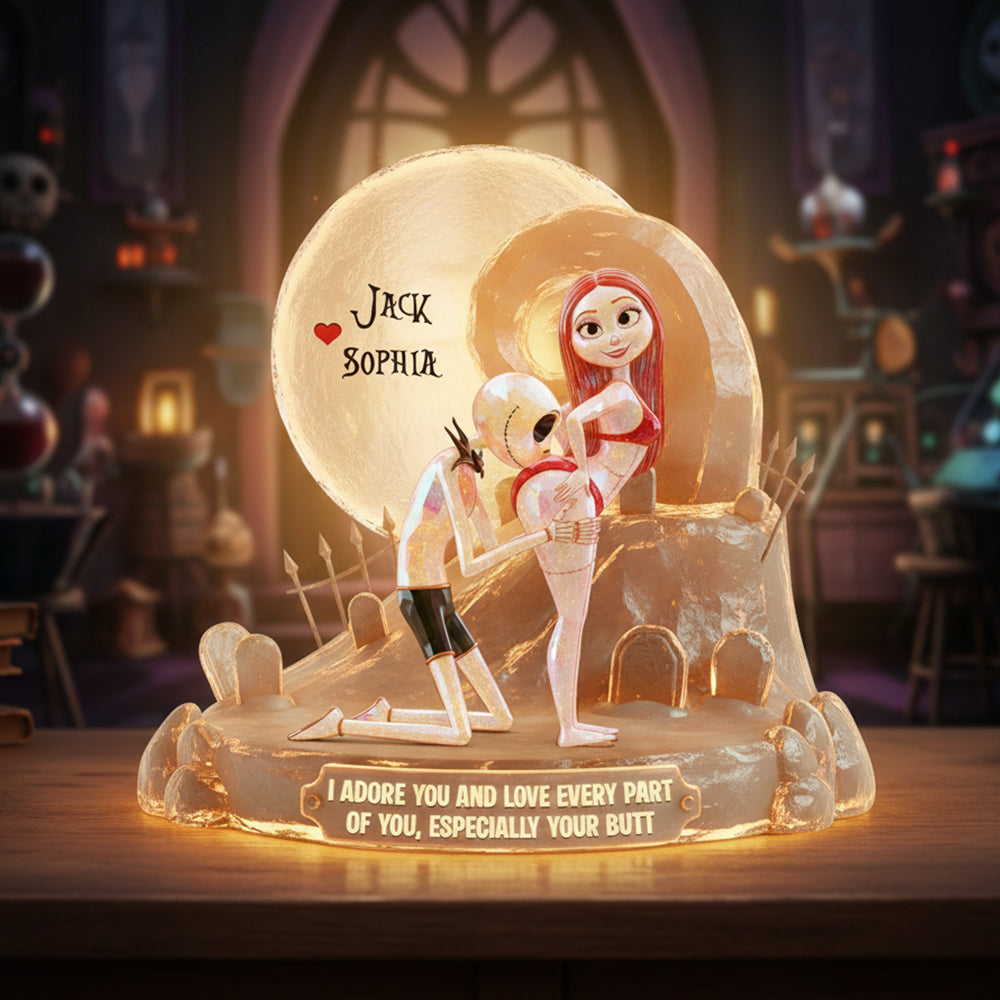 I Adore You And Love Every Part Of You Acrylic Light Box - Personalized Gifts For Couples 01ohtn031225-Homacus