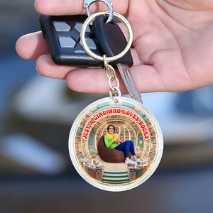 Custom Photo Gifts For Book Lovers Keychain 01tgqn240125-Homacus