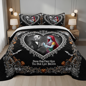 Eternal Love Quilt Bedding Set - Personalized Gifts For Couple 01TOLU150825-Homacus