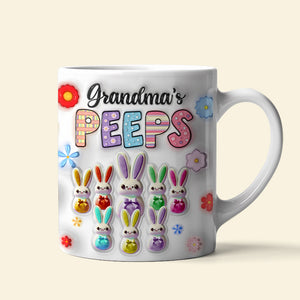 Personalized Gifts For Grandma Coffee Mug 03ohqn240125 Grandma's Peeps Easter Gifts-Homacus