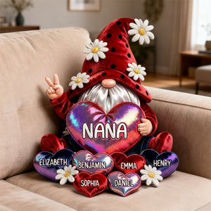 Gnomes Shaped Pillow Personalized Gifts For Grandma 03tgtn030226-Homacus