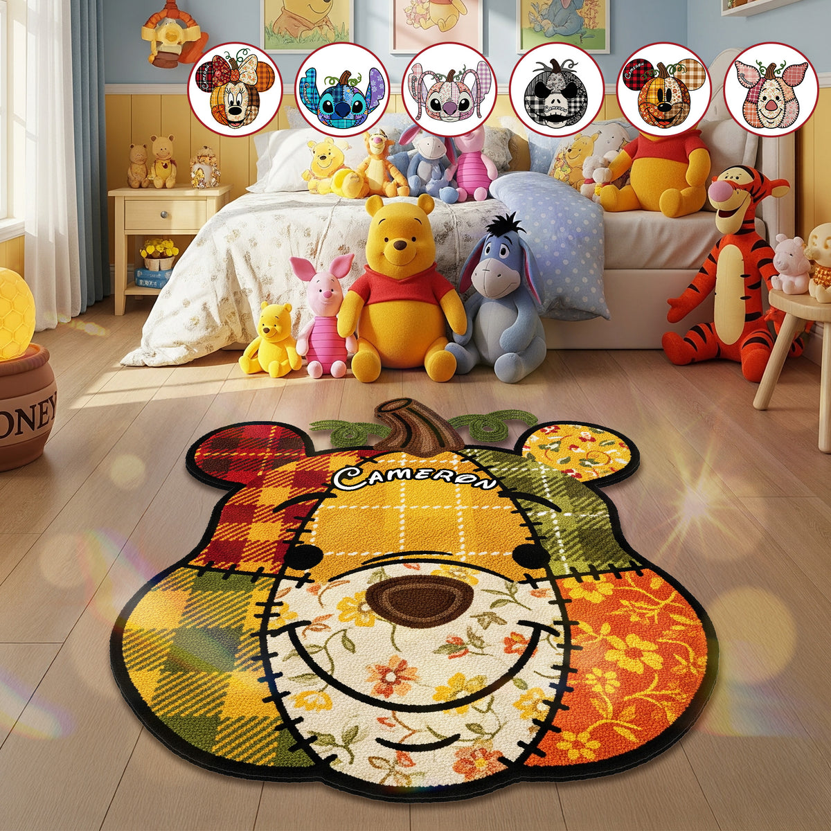 Pumpkin Halloween Custom Shape Doormat - Personalized Gifts For Halloween 04NAMG110825-Homacus