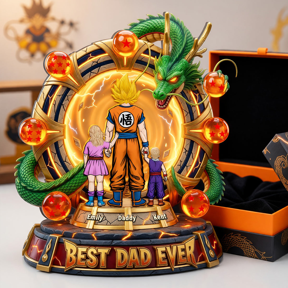 Best Dad Ever Acrylic Plaque - Personalized Gifts For Dads 03toqn070526-Homacus
