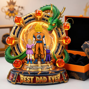 Best Dad Ever Acrylic Plaque - Personalized Gifts For Dads 03toqn070526-Homacus