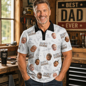 Custom Photo Handyman Dad Polo Shirt Gifts For Dads 03qhdh080526-Homacus